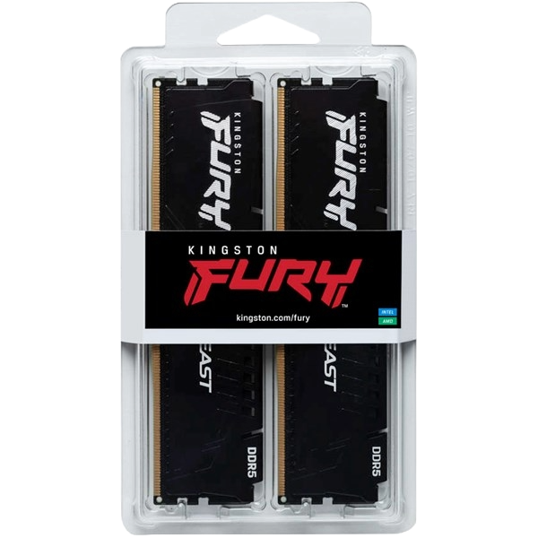 Kingston FURY Beast 16GB (2x 8GB) 5600MT/s DDR5 RAM - KF556C40BBK2